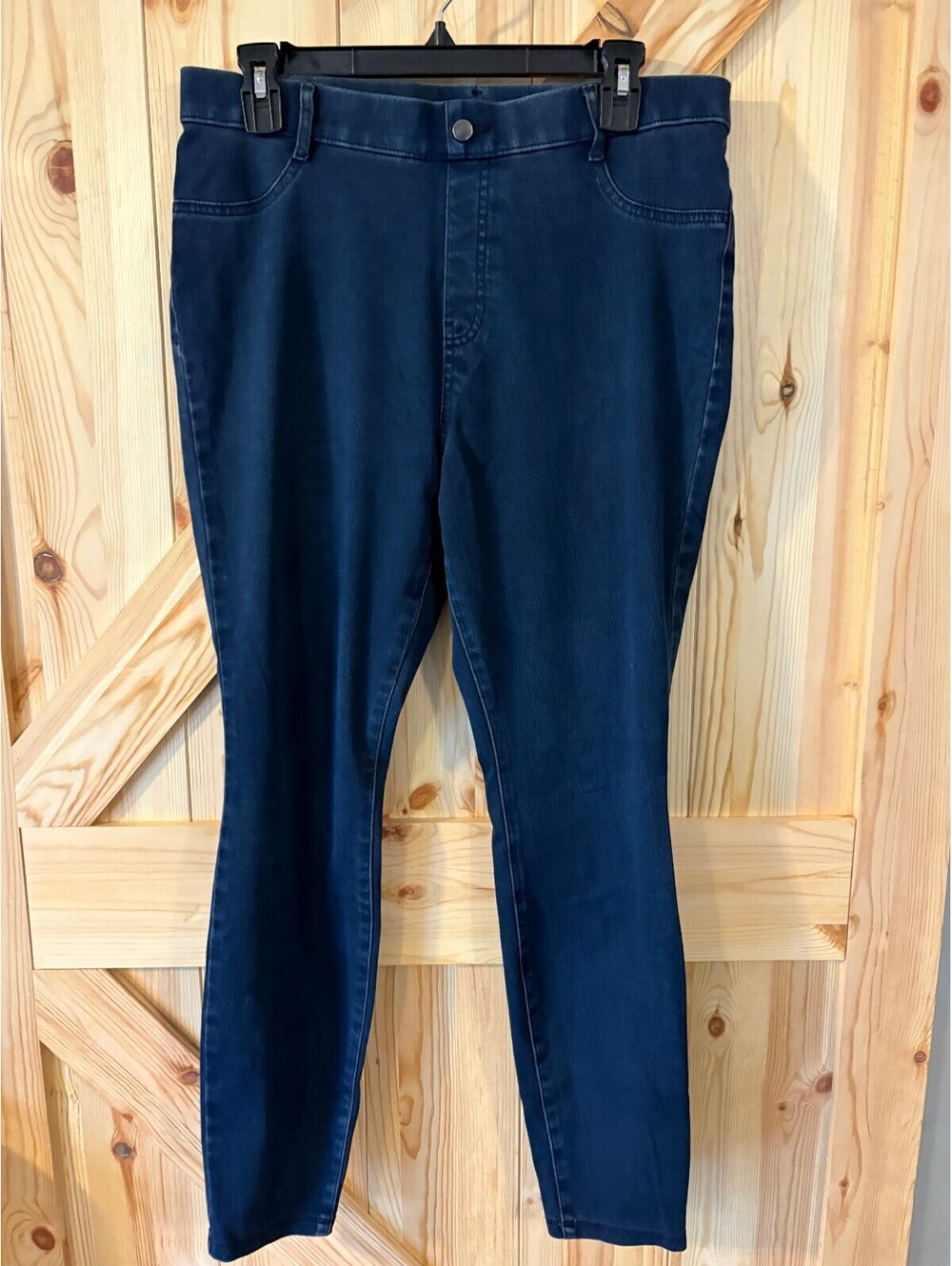 Time and Tru Women's Blue Denim Jeggings Jeans Size Large (12-14)